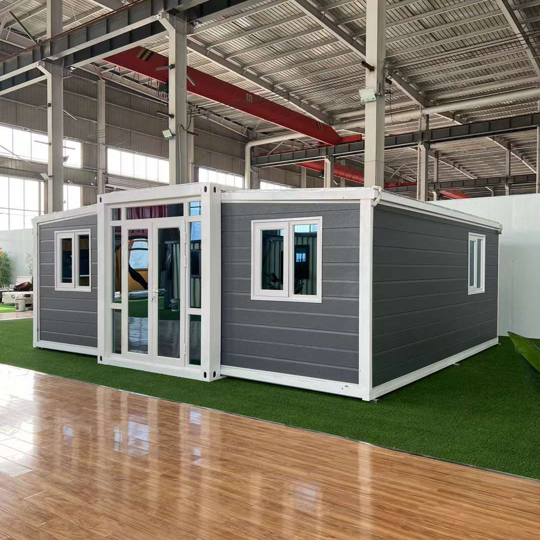 Prefab modular house prefab homes 20 foot and 40 foot foldable expandable container houses prefab ship container