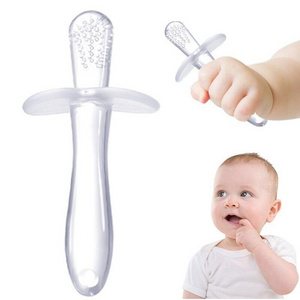 Safe BPA-free Baby molar stick baby tooth biting toys silicone Fixed teeth chewing exercises molar children's glue biting toys