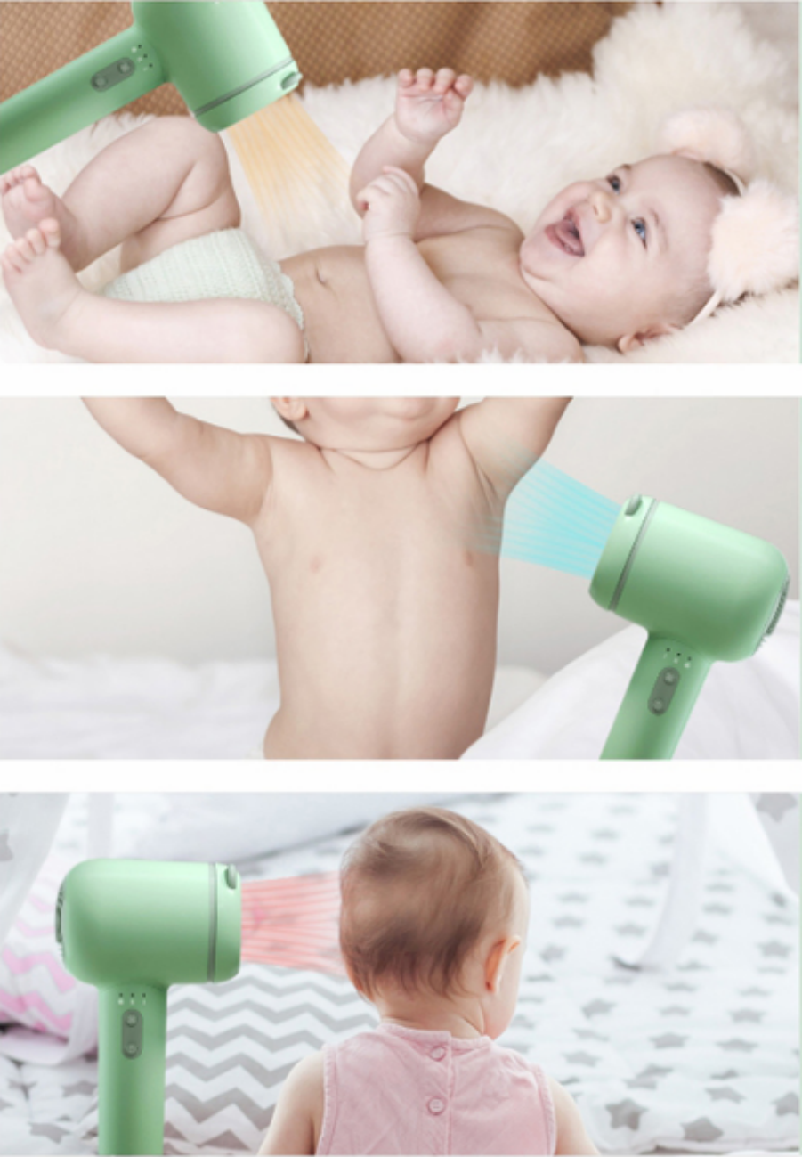 High Quality Pet Children Baby Adjustmant Mini Portable Foldable Handle Hairdryer Blow Dryer Hair Dryer For Travel