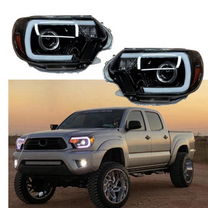 YBJ top quality car accessories front light modified car LED headlamp USA version headlight for toyota tacoma 2012 2014 2015