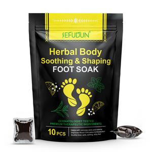 SEFUDUN Soothing Body Shaping Jelly Foot Bath SPA Herbal Foot Soak Kit