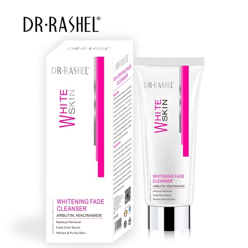 DR RASHEL Skin Care Whitening Face Cleanser Natural Brightening Fade Dark Spots Whitening Face Wash 100g