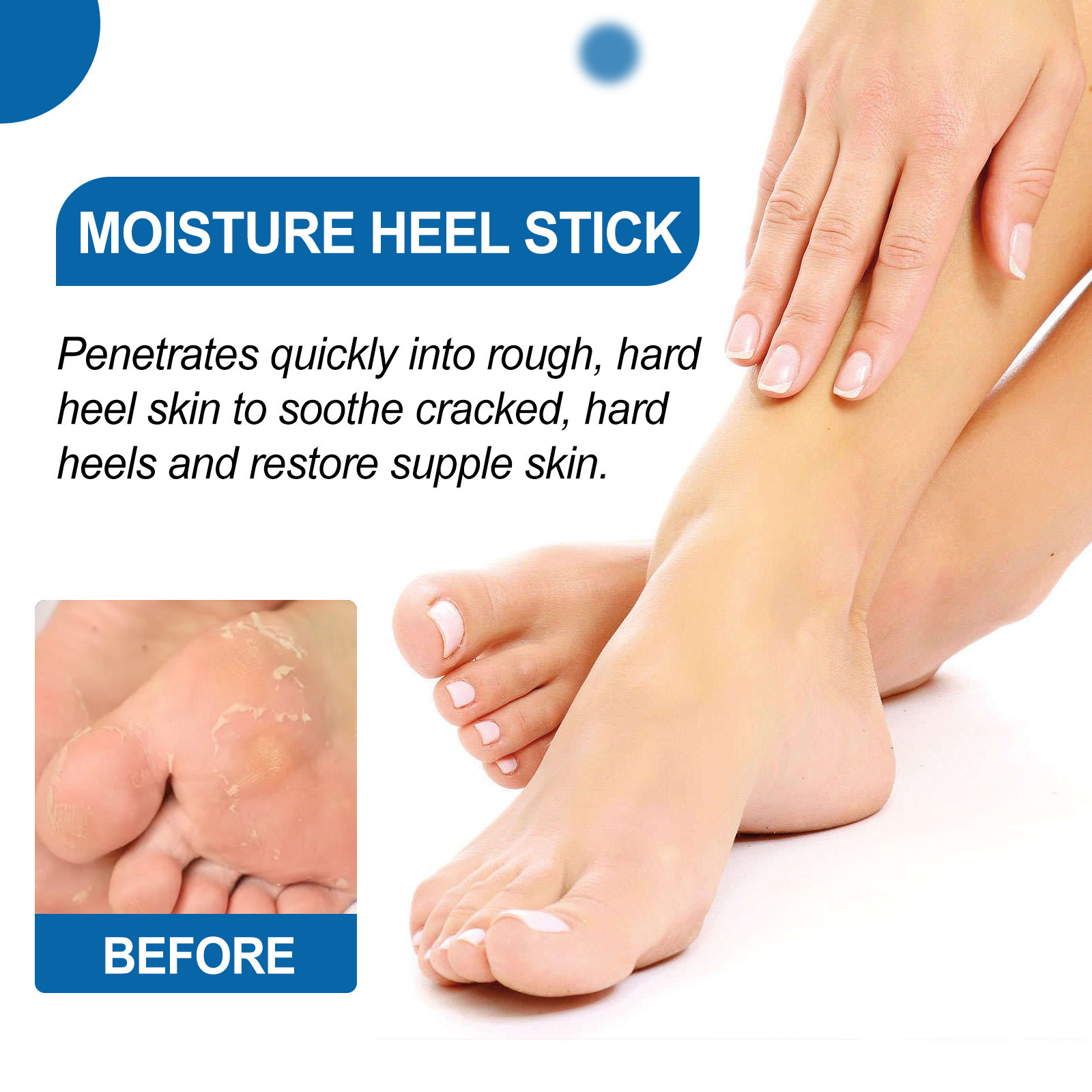 EELHOE Moisturizing Nourishing Foot Cracked Heel Repair Balm Stick