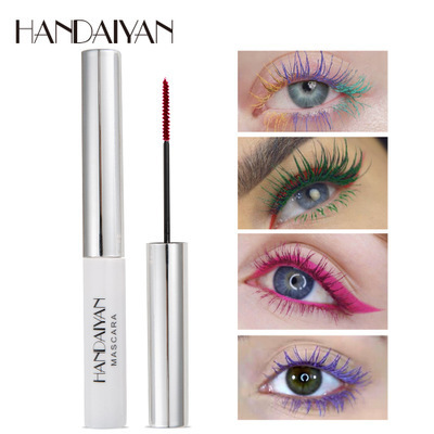 Wholesale Eyes Beauty Makeup Waterproof Colorful Blue Black White Red Green Pink Purple Mascara