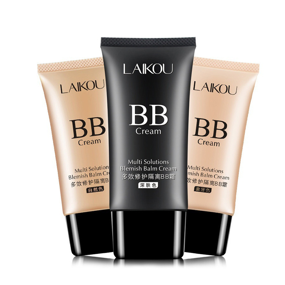 LAIKOU Korean BB CC Cream Concealer Moisturizing Makeup Foundation Natural Organic Whitening Brightening BB Cream