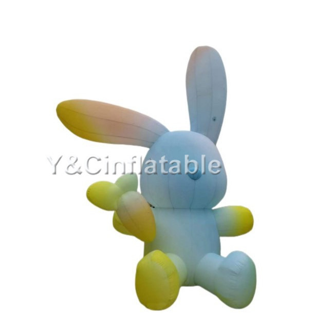 Custom inflatable advertising outdoor giant inflatable rabbit model for decoration