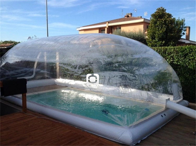 Solar Clear TPU Inflatable Bubble Swimming Pool Round Cover