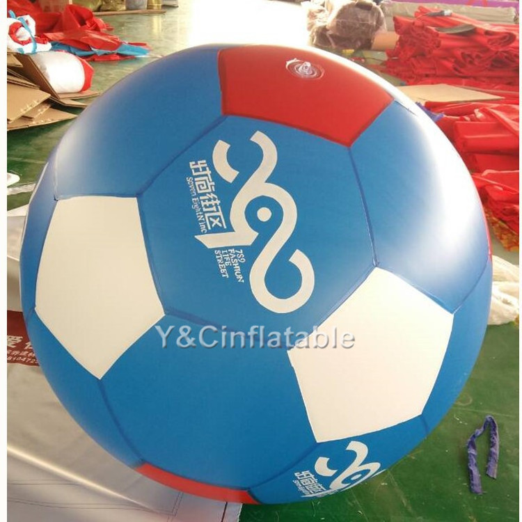 Custom giant inflatable football model advertising inflatables balloon large inflatable soccer model for sale