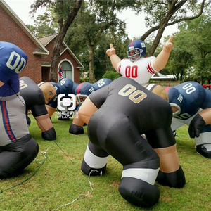 Outdoor Customized Inflatable NFL Football Player Mascot Figures