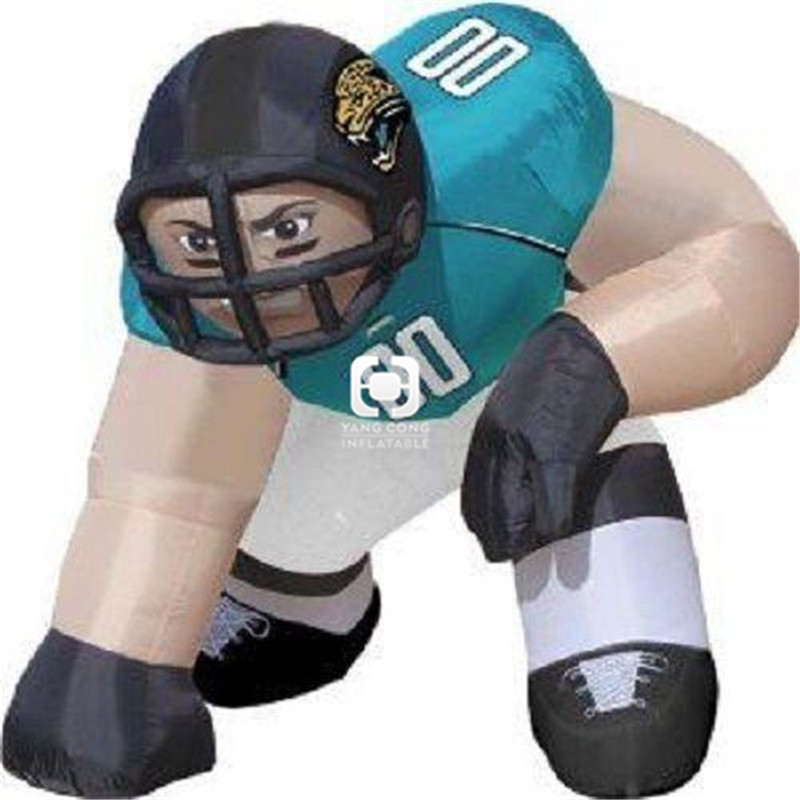 Outdoor Customized Inflatable NFL Football Player Mascot Figures