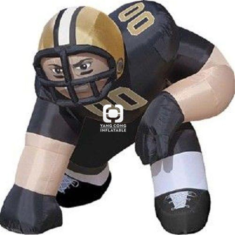 Outdoor Customized Inflatable NFL Football Player Mascot Figures