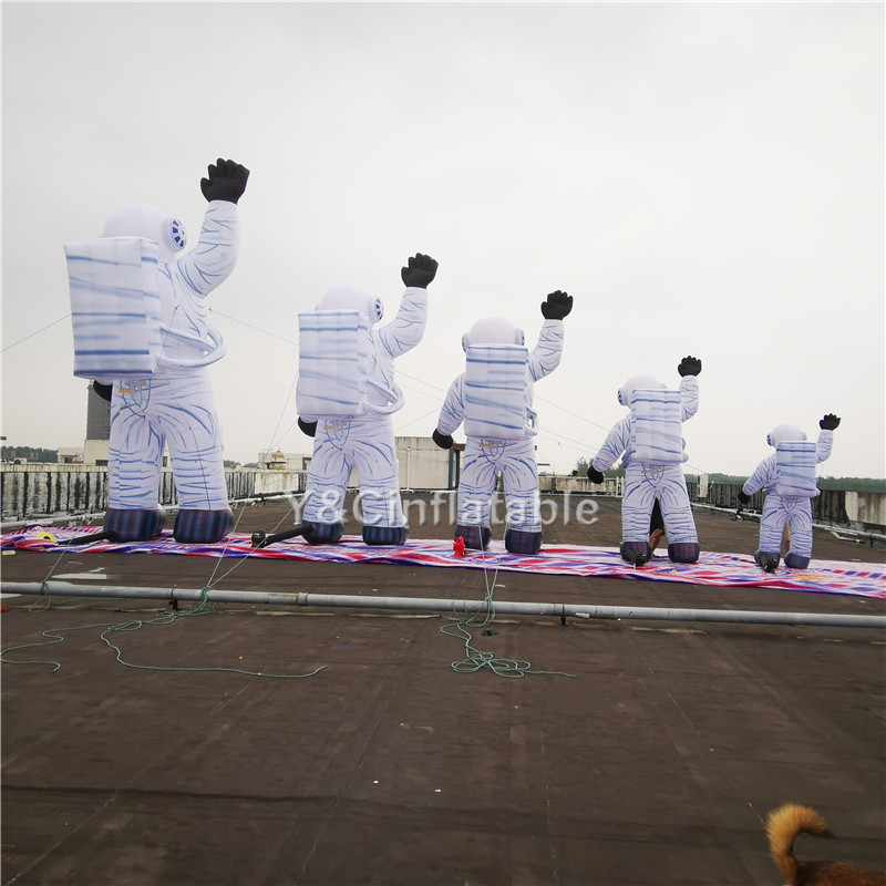 LED lighting outdoor promotion customized 3m-8m high giant inflatable astronaut  inflatable spaceman astronaut