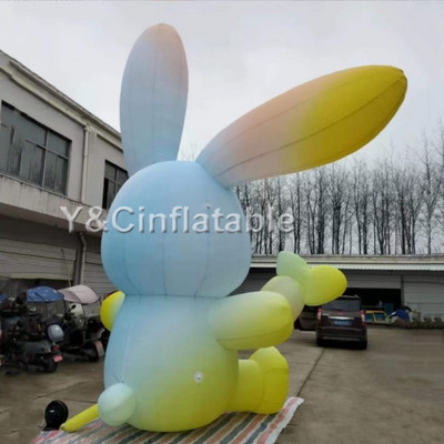 Custom inflatable advertising outdoor giant inflatable rabbit model for decoration