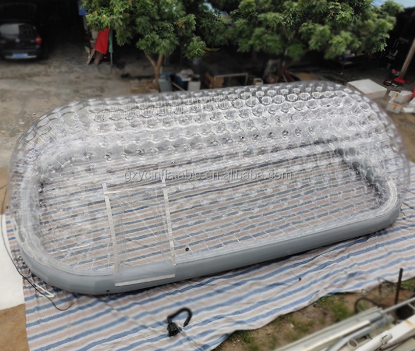 China transparent inflatable pool dome / waterproof swimming pool cover inflatable pool dome for party