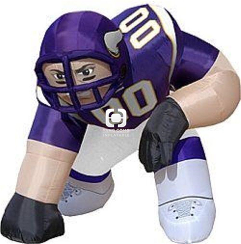 Outdoor Customized Inflatable NFL Football Player Mascot Figures