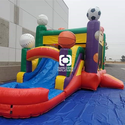 China high quality funny kids inflatable combo slide&bounce for sale