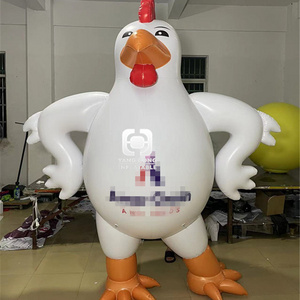 3M Advertising Inflatable Rooster Air Tight PVC Customized Logo Carton Cock Commercial Inflatable Chicken