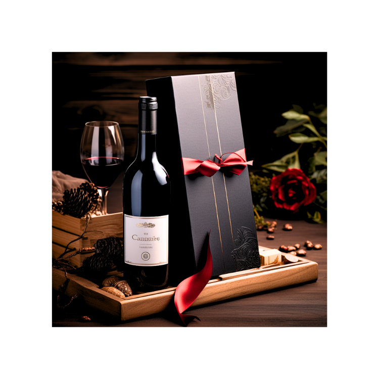 Prime new  Branded Luxury Packing Inserts Wine Mailer Bottle Shipping Paper Box