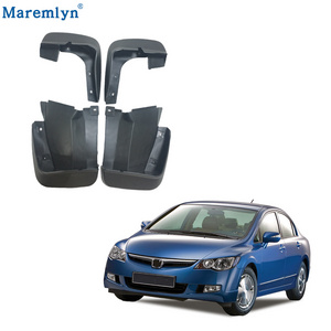 Car Exterior Accessories Front Rear Fender Flares Mud Guard For Honda Civic 2007+