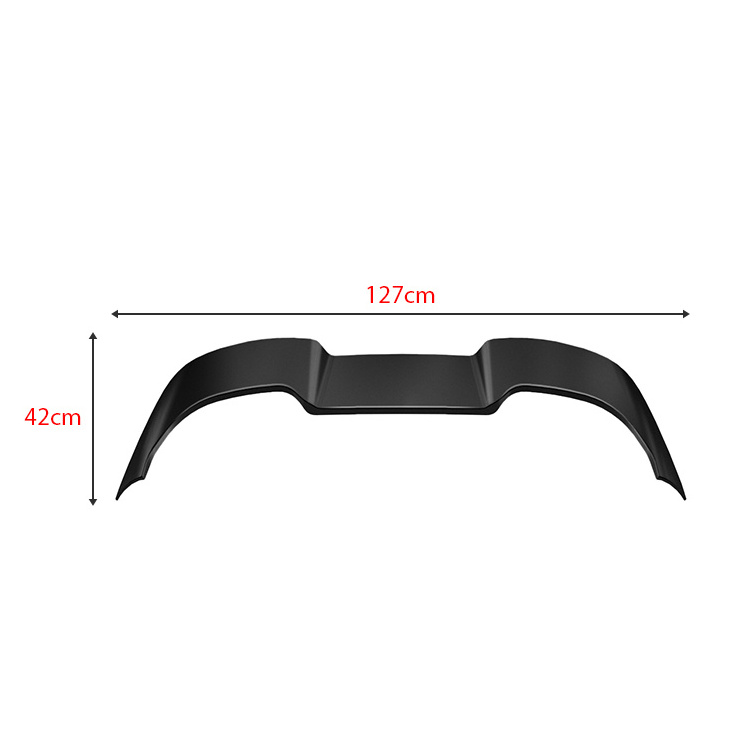 Car Rear Roof Wing Spoiler ABS Carbon Fiber Rear Trunk Spoilers For BYD ATTO 3 Atto3 Yuan Plus Accessory