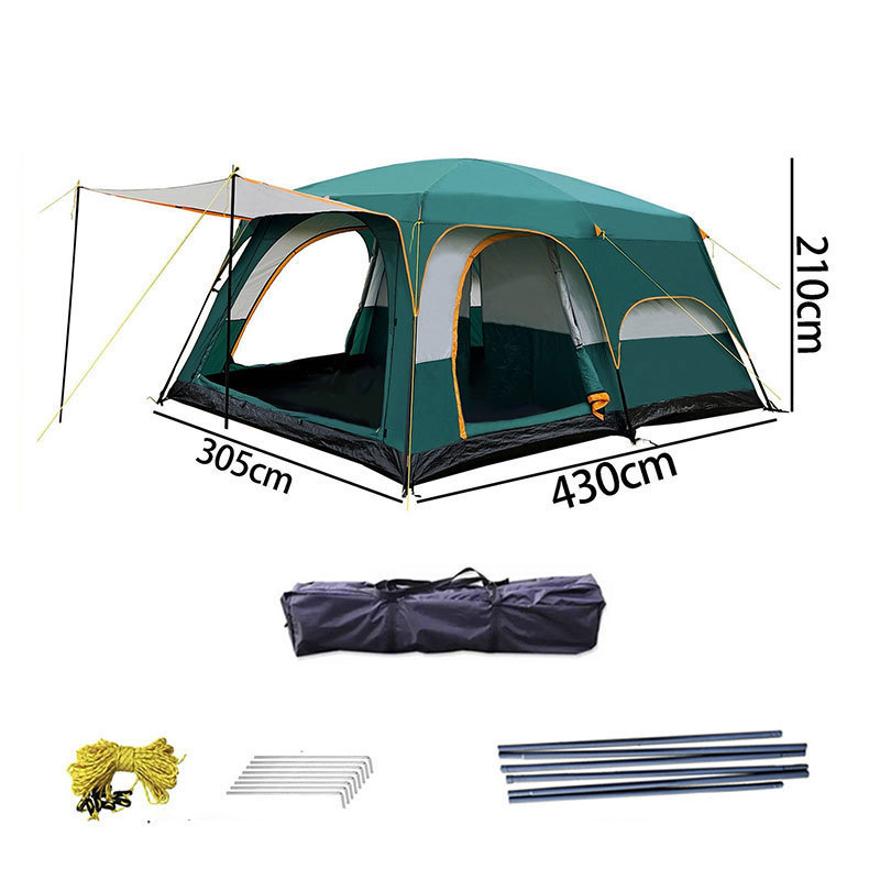 8-10 people waterproof canvas tent tents camping outdoor heavy duty tent outdoor camping