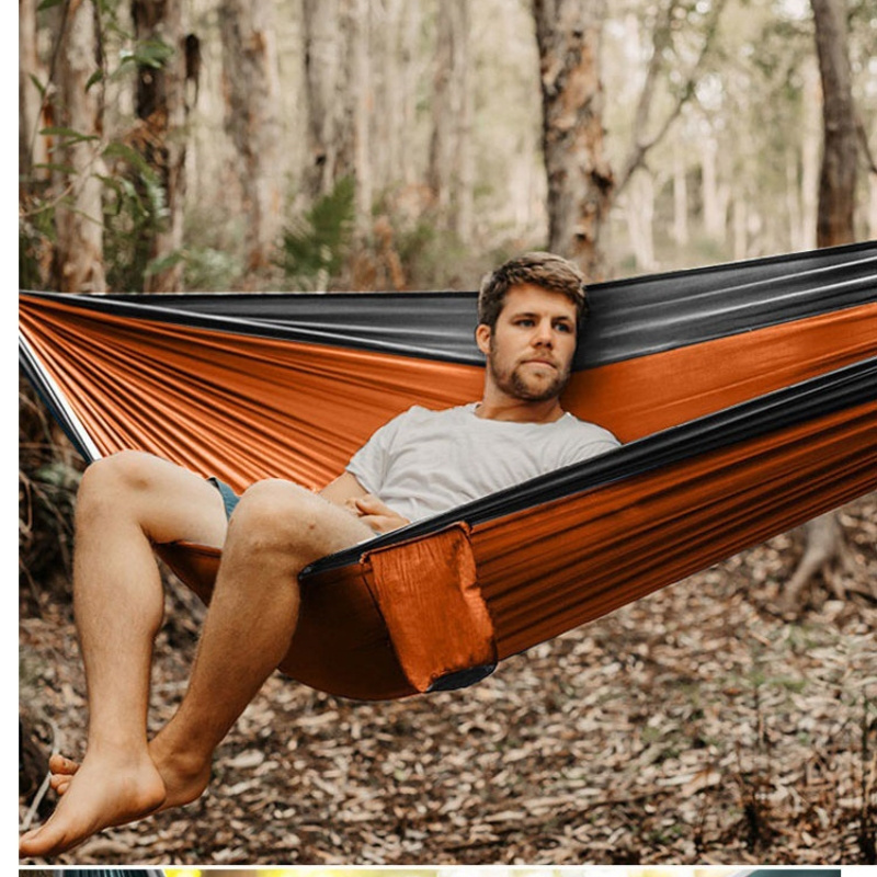 Large load bearing and portable camping hammock camping hammock portable hammock swing outdoor