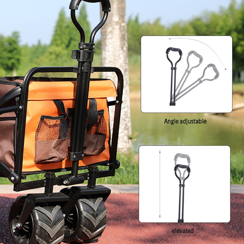 Multifunctional foldable camping cart folding cart wagon camping cart trolley foldable