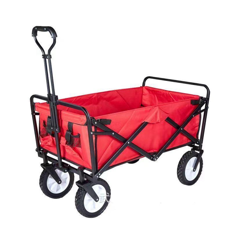 Multifunctional foldable camping cart folding cart wagon camping cart trolley foldable