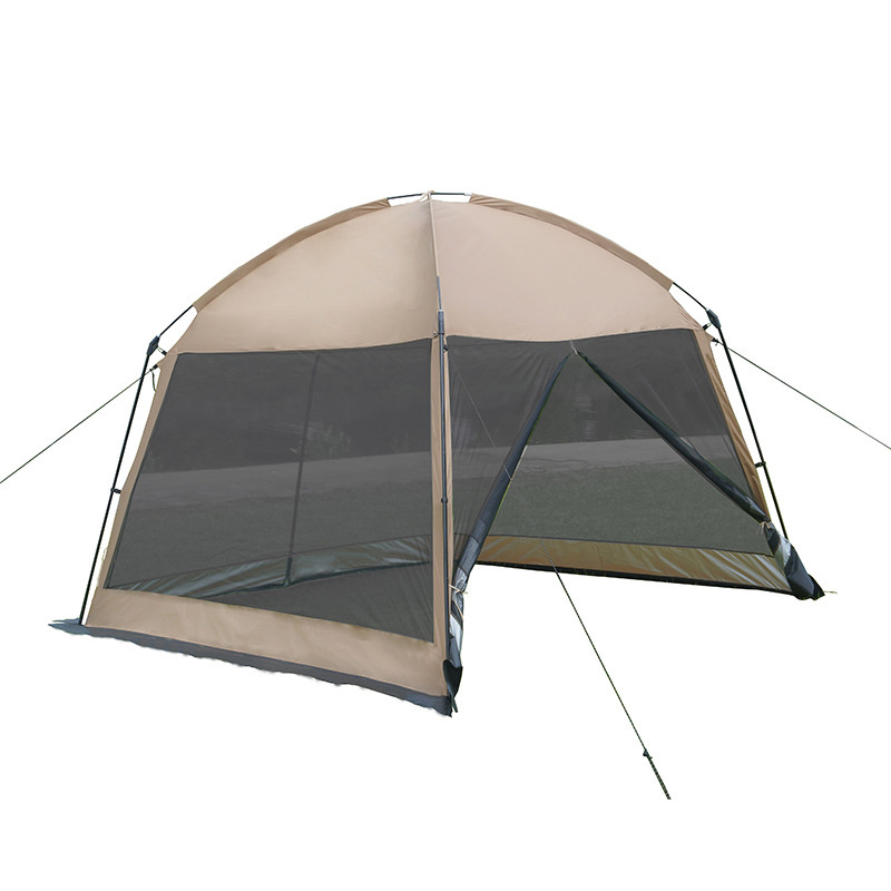 Large Outdoor Camping Tent Hot Sale Double Deck Leisure Awnings Anti-Mosquito Mesh Pergola for Multi-Person Outdoor Adventures