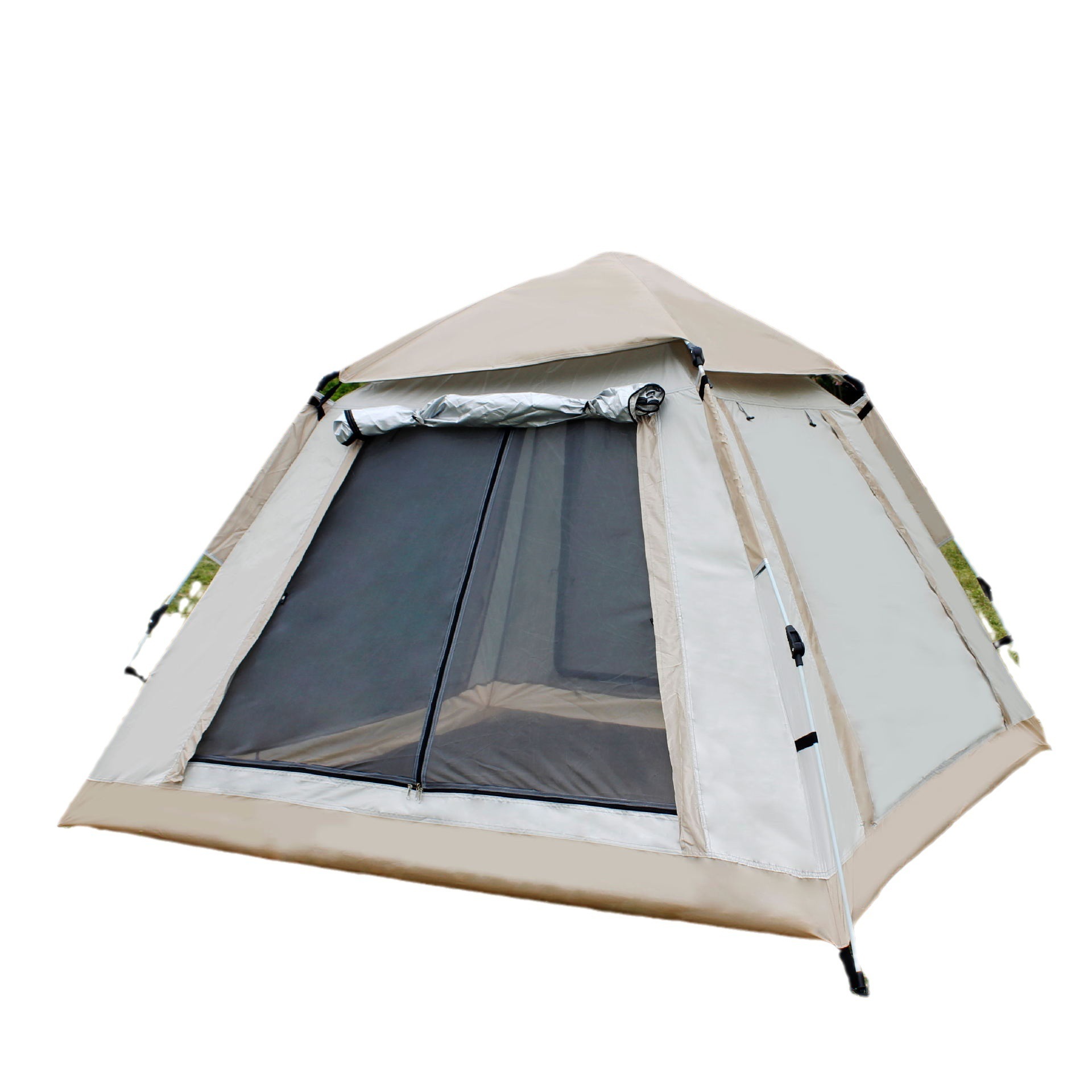 The new black technology thickens camping tent waterproof tente camping 3 personne camping tent with screen room