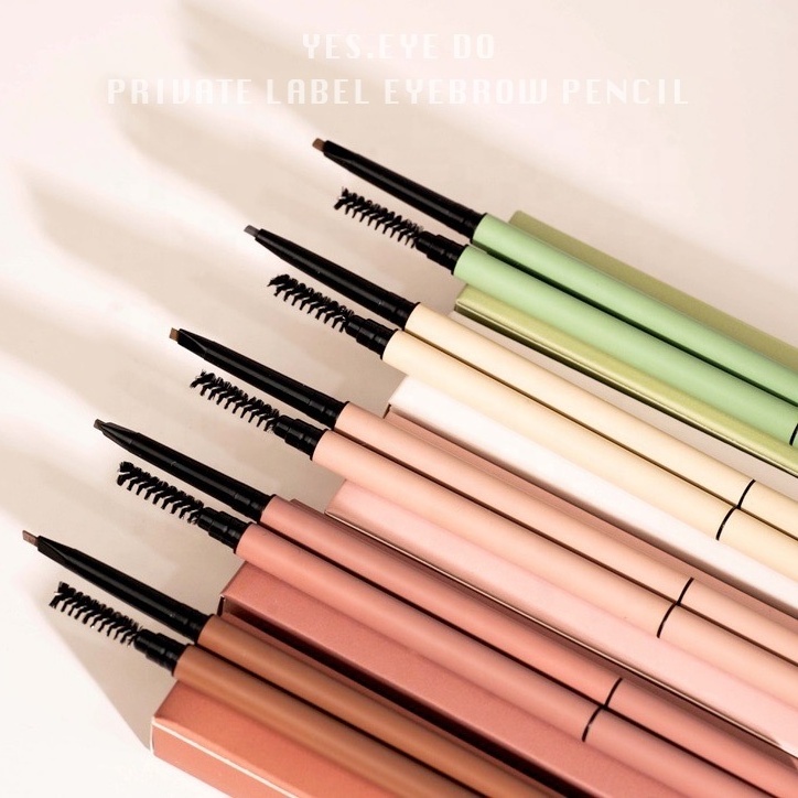 Custom Logo Brow Pencil - Brow Lift, Precise, Creamy, Dual-sided, Factory Direct - Private Label Options