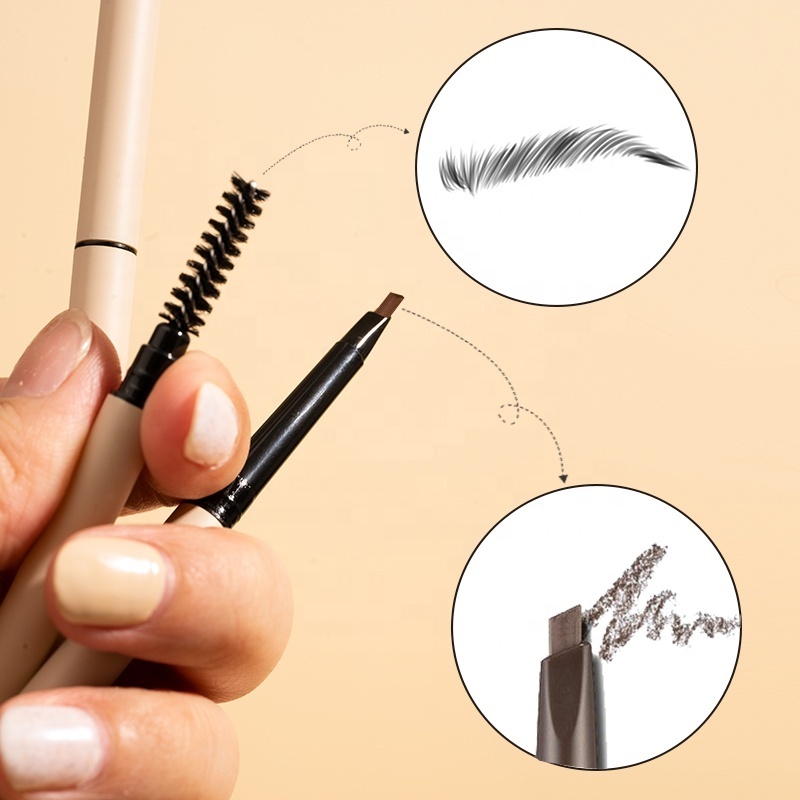 Custom Logo Brow Pencil - Brow Lift, Precise, Creamy, Dual-sided, Factory Direct - Private Label Options