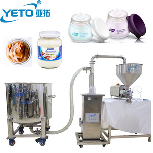 YETO-200ml 500ml 1kg 5kg  Food Grade Bottle Bucket Filling Machine With Feeding Pump Mayonnaise Rotor Pump Filling Machine