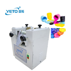 YETO-Small Lab Scale Three Roller Mill Paint Plastic Soap Pigments Grinding Machine Inks Coatings Cosmetics Grinding Roller