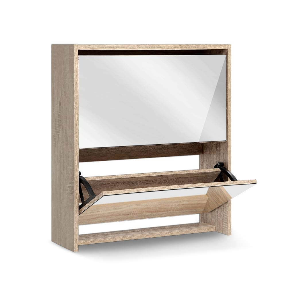 Smart Shoe Cabinet with Mirror