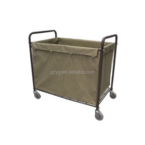 Quadrate Laundry Cart Hotel Laundry Linen Cart Hotel Cleaning Cart-YG08156