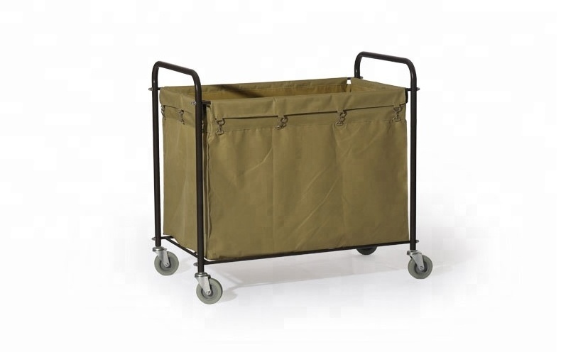 Quadrate Laundry Cart Hotel Laundry Linen Cart Hotel Cleaning Cart-YG08156