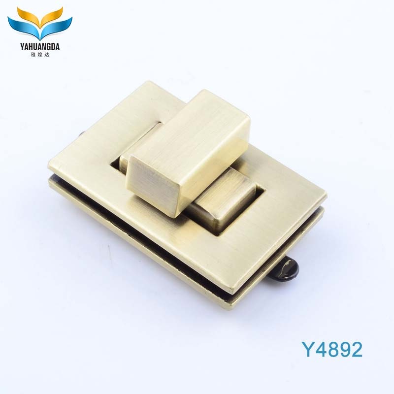 hot selling decorative locks purse hardware latch lock for bags