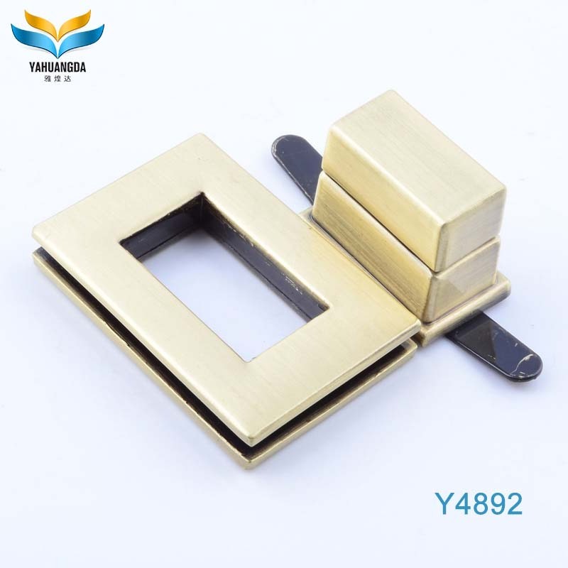 hot selling decorative locks purse hardware latch lock for bags