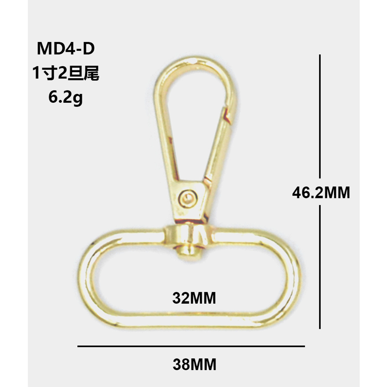 High quality Metal Bag Belt Accessories Snap Hook Safety Snap Hook For Wholesale