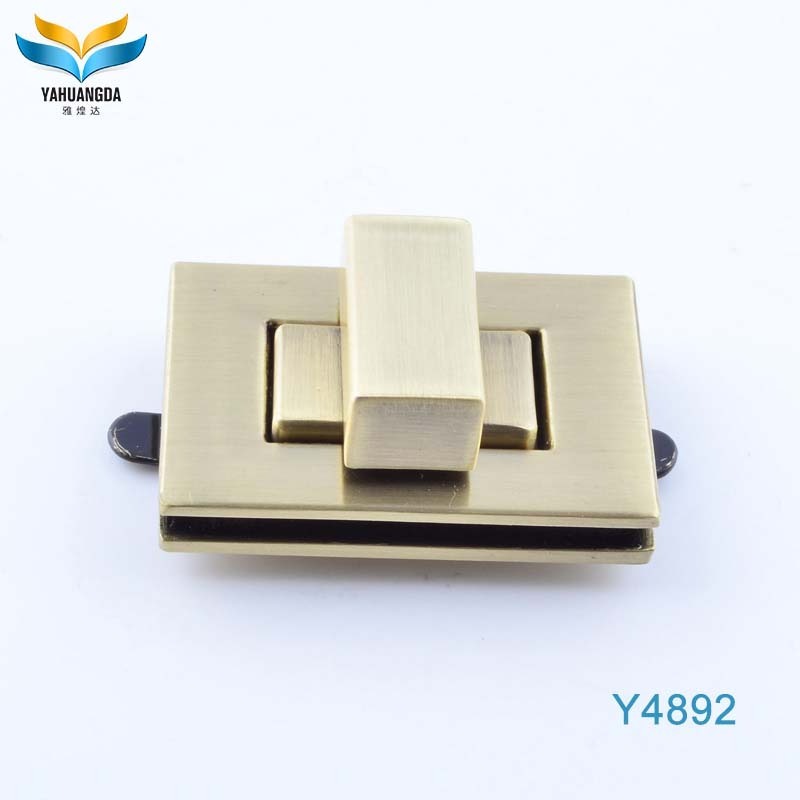 hot selling decorative locks purse hardware latch lock for bags