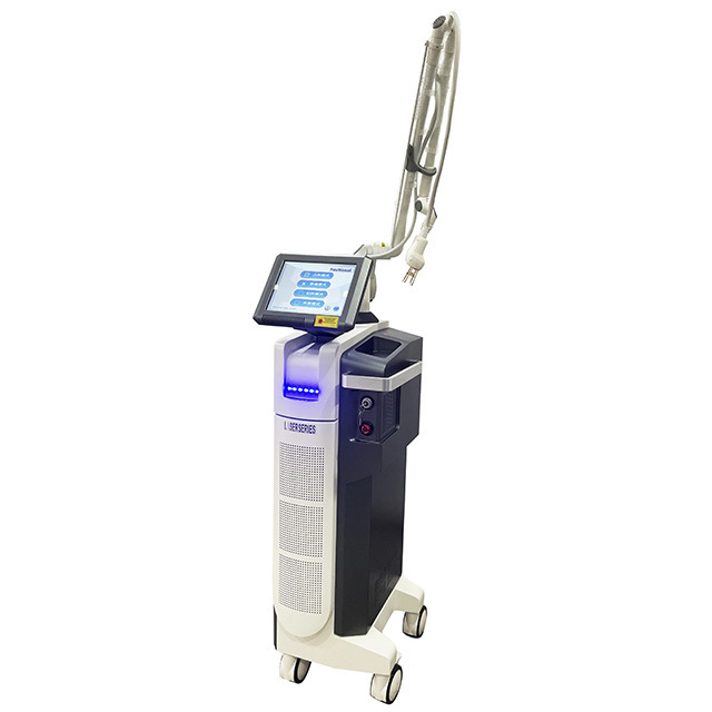 60W Ultrapulsed CO2 Fractional Laser Lattice Laser 10600nm Korea Light Guide Arm High Speed Optical Scanning