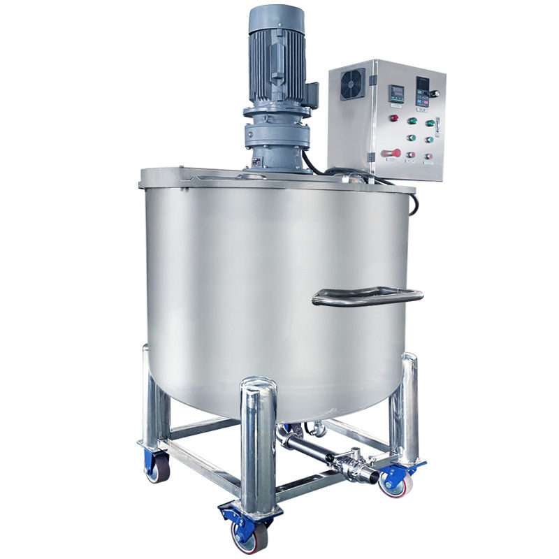 Factory Price Stainless Steel Mixing Tank Liquid Chemical Food Blending Heated Jacket Mixer Tank With Agitator