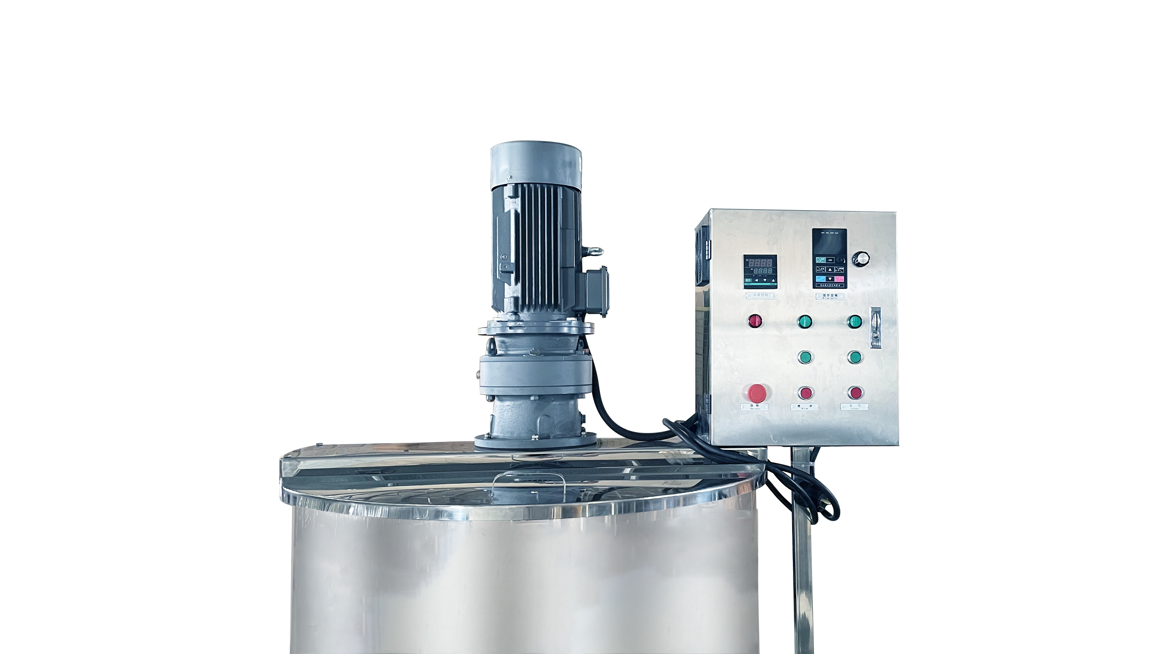 Factory Price Stainless Steel Mixing Tank Liquid Chemical Food Blending Heated Jacket Mixer Tank With Agitator