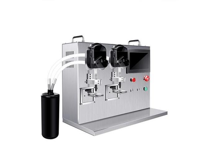 Semi-Automatic Double Nozzles Nail Polish Gel Peristaltic Pump Liquid Filling Machine