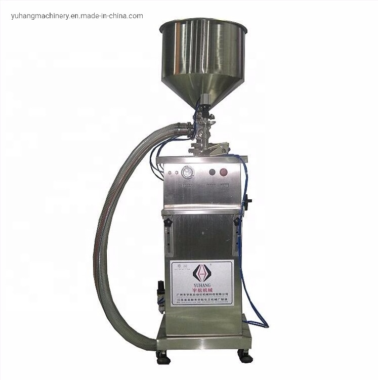 Simple Operation Manual Liquid Filling Machine Semi-auto 2 head Pneumatic Piston Sauce Bottle Filler