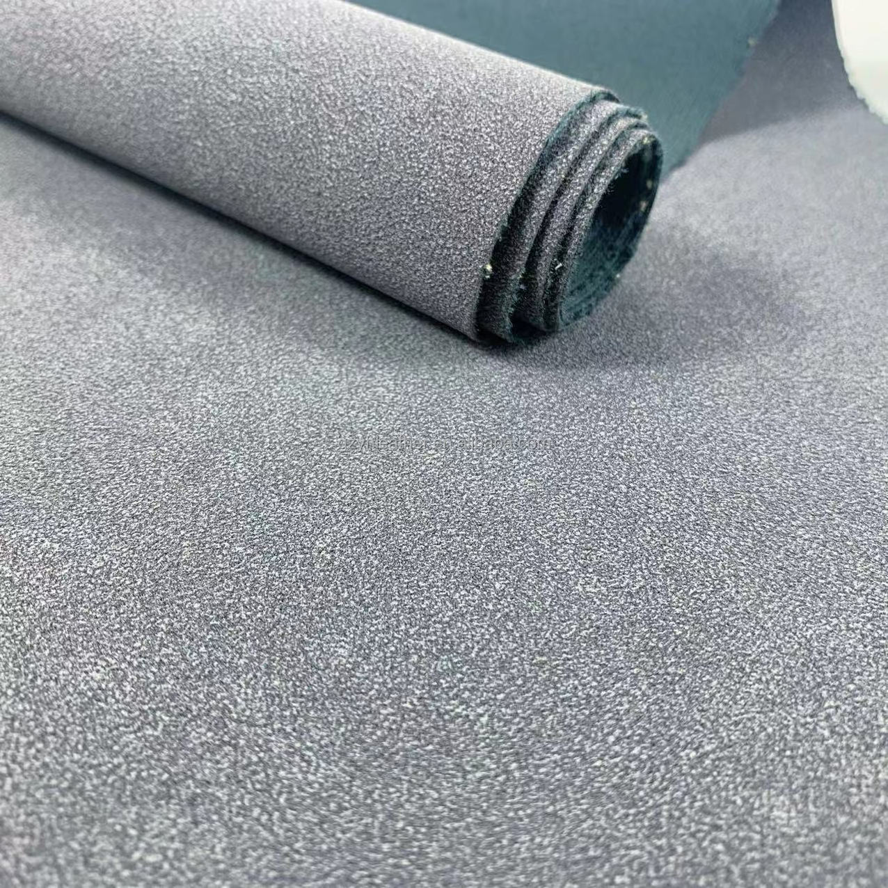 0.8MM waterproof frosted rough matte synthetic faux Nubock PU leather for bags shoes costume