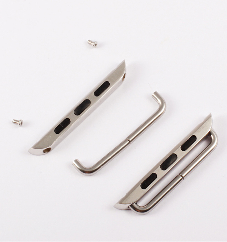 316L Stainless Steel Watch Adapter Buckle For Apple Watch ultra Band Strap Connector for iWatch 8 7 6 5 4 SE Band