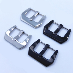 18mm 20mm 22mm 24mm 26mm Matt polished brushed stainless steel watch strap buckle for smart watch strap