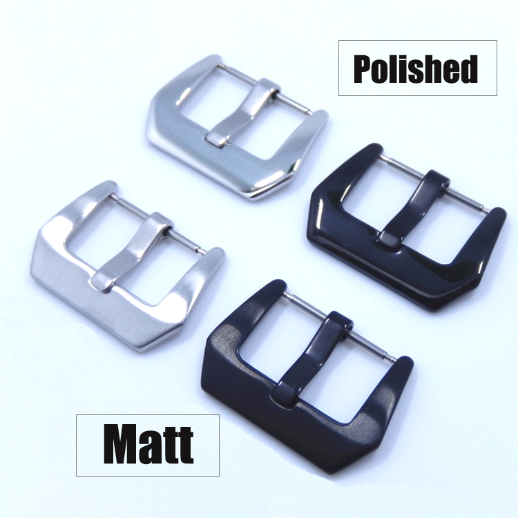 18mm 20mm 22mm 24mm 26mm Matt polished brushed stainless steel watch strap buckle for smart watch strap